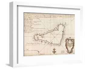 1803 Map of Easter Island-null-Framed Art Print