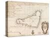 1803 Map of Easter Island-null-Stretched Canvas