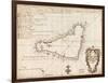 1803 Map of Easter Island-null-Framed Art Print