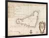 1803 Map of Easter Island-null-Framed Art Print