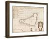 1803 Map of Easter Island-null-Framed Art Print