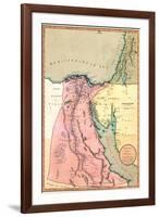 1803 Map of Egypt, with Part of Arabia and Palestine-null-Framed Photo
