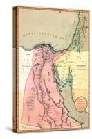 1803 Map of Egypt, with Part of Arabia and Palestine-null-Stretched Canvas