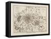 1805 Paris Map-N. Harbick-Framed Stretched Canvas