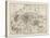 1805 Paris Map-N. Harbick-Stretched Canvas