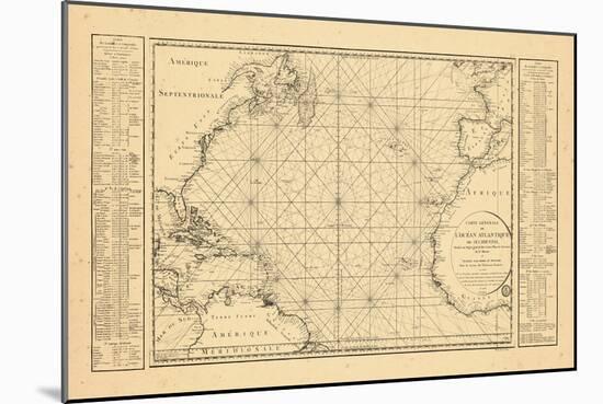 1806, Atlantic Ocean-null-Mounted Giclee Print