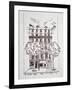 181 Avenue du Maine, Paris, France in the 14th arrondissement is a typical apartment building in Pa-Richard Lawrence-Framed Photographic Print