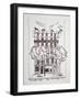 181 Avenue du Maine, Paris, France in the 14th arrondissement is a typical apartment building in Pa-Richard Lawrence-Framed Photographic Print