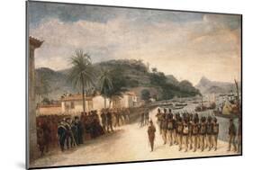 1811-14 Expedition Against Montevideo-Jean Baptiste Debret-Mounted Art Print