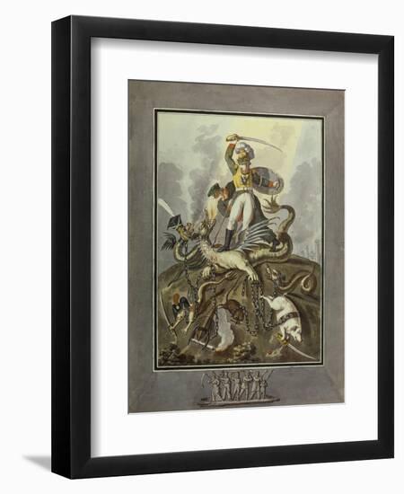 1812. Allegory, 1813-Ivan Philippovich Tupylev-Framed Giclee Print