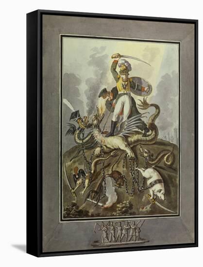 1812. Allegory, 1813-Ivan Philippovich Tupylev-Framed Stretched Canvas