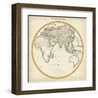 1812 Eastern Hemisphere-Pinkerton-Framed Art Print