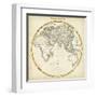 1812 Eastern Hemisphere-Pinkerton-Framed Art Print