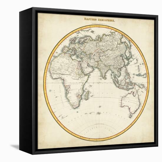 1812 Eastern Hemisphere-Pinkerton-Framed Stretched Canvas