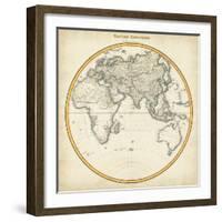 1812 Eastern Hemisphere-Pinkerton-Framed Art Print