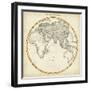 1812 Eastern Hemisphere-Pinkerton-Framed Art Print