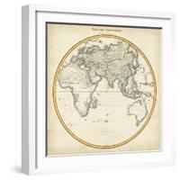 1812 Eastern Hemisphere-Pinkerton-Framed Art Print