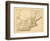 1812, New Hampshire, Massachusetts, Maine, Connecticut, New Jersey, New York, Pennsylvania, Rhode I-null-Framed Giclee Print