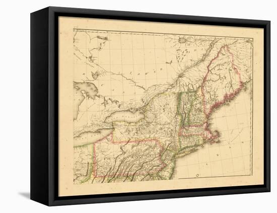 1812, New Hampshire, Massachusetts, Maine, Connecticut, New Jersey, New York, Pennsylvania, Rhode I-null-Framed Stretched Canvas