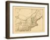 1812, New Hampshire, Massachusetts, Maine, Connecticut, New Jersey, New York, Pennsylvania, Rhode I-null-Framed Giclee Print
