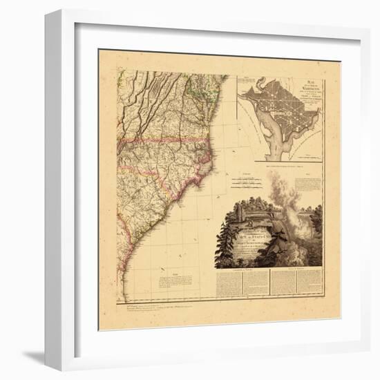 1812, North Carolina, Maryland, South Carolina, Virginia-null-Framed Giclee Print