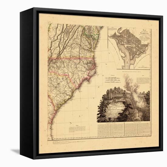 1812, North Carolina, Maryland, South Carolina, Virginia-null-Framed Stretched Canvas