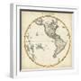 1812 Western Hemisphere-Pinkerton-Framed Art Print