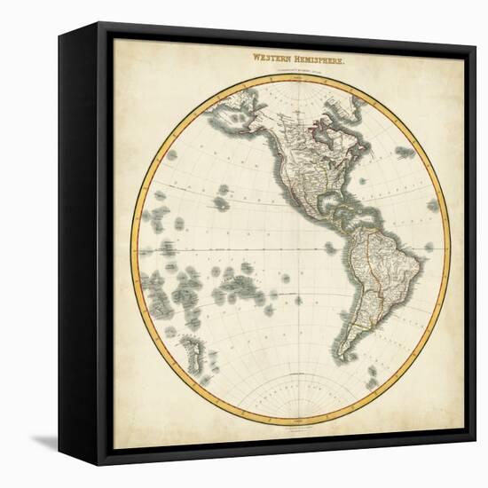 1812 Western Hemisphere-Pinkerton-Framed Stretched Canvas