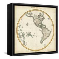 1812 Western Hemisphere-Pinkerton-Framed Stretched Canvas