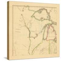 1812, Wisconsin, Ohio, Michigan, Indiana, Illinois-null-Stretched Canvas