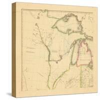 1812, Wisconsin, Ohio, Michigan, Indiana, Illinois-null-Stretched Canvas
