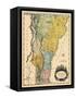 1814, Vermont State Map, Vermont, United States-null-Framed Stretched Canvas