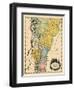 1814, Vermont State Map, Vermont, United States-null-Framed Giclee Print