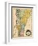 1814, Vermont State Map, Vermont, United States-null-Framed Giclee Print