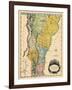 1814, Vermont State Map, Vermont, United States-null-Framed Giclee Print