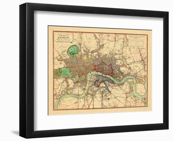 1818, London, United Kingdom-null-Framed Giclee Print