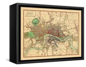 1818, London, United Kingdom-null-Framed Stretched Canvas