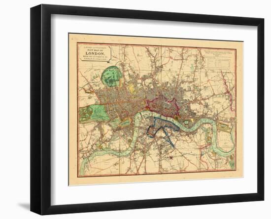 1818, London, United Kingdom-null-Framed Giclee Print