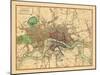 1818, London, United Kingdom-null-Mounted Giclee Print