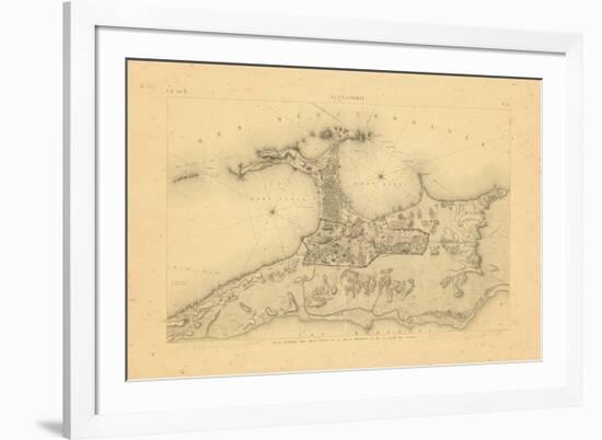 1823, Alexandie, Egypt-null-Framed Giclee Print