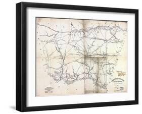 1825, Barnwell District surveyed 1818, South Carolina, United States-null-Framed Giclee Print