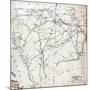 1825, Chesterfield District surveyed 1819, South Carolina, United States-null-Mounted Giclee Print