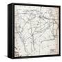 1825, Chesterfield District surveyed 1819, South Carolina, United States-null-Framed Stretched Canvas