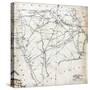 1825, Chesterfield District surveyed 1819, South Carolina, United States-null-Stretched Canvas