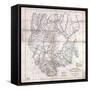 1825, Colleton District surveyed 1820, South Carolina, United States-null-Framed Stretched Canvas