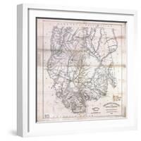 1825, Colleton District surveyed 1820, South Carolina, United States-null-Framed Giclee Print