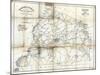 1825, Edgefield District surveyed 1817, South Carolina, United States-null-Mounted Giclee Print