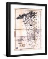 1825, Greenville District surveyed 1820, South Carolina, United States-null-Framed Giclee Print