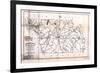 1825, York District surveyed 1820, South Carolina, United States-null-Framed Giclee Print