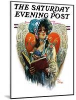 "1826 Valentine," Saturday Evening Post Cover, February 13, 1926-Paul Stahr-Mounted Giclee Print